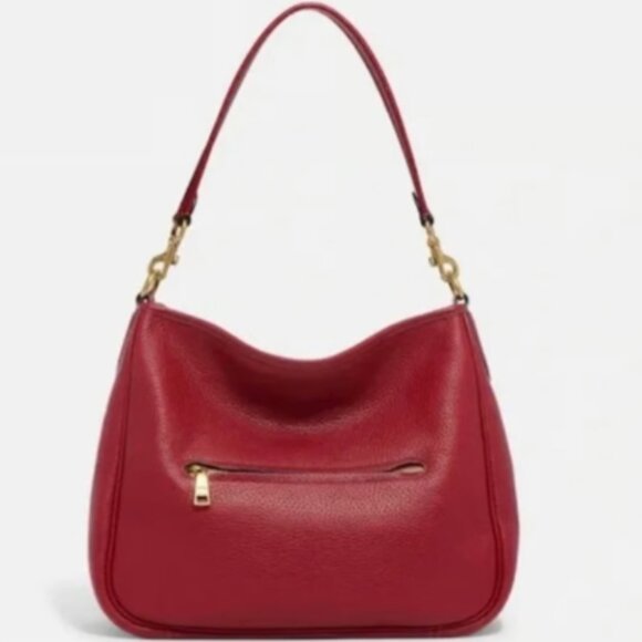 Coach Cary Shoulder Bag. Like new. Rare color - Red. - Picture 10 of 14